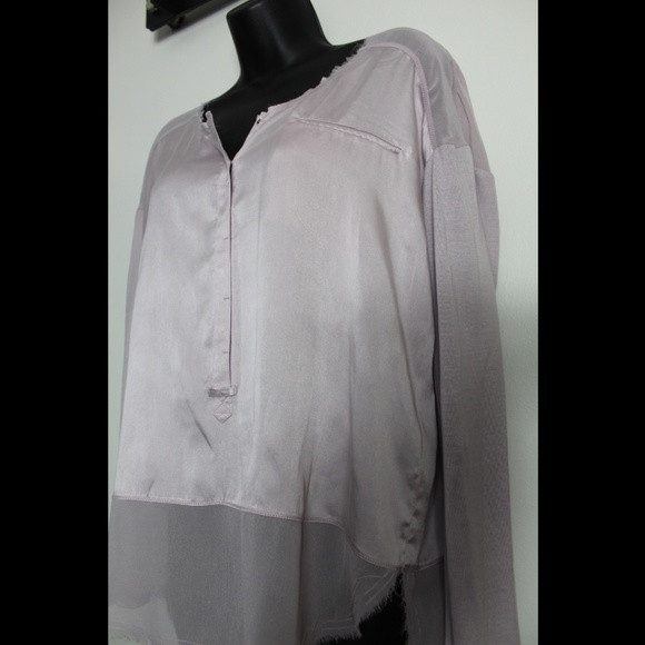 GO> by GOSILK Pink Silk Top - Picture 5 of 8